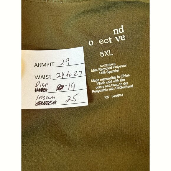 Girlfriend Collective Women’s Green Jumpsuit 5XL Soft Utility Earthy Minimalist - Picture 2 of 12